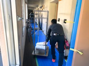 事務所移転のため廃棄品の引き取り