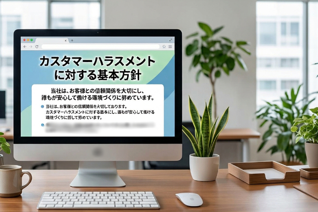 社外・顧客への意思表示:Webサイト・オフィスの明示対策