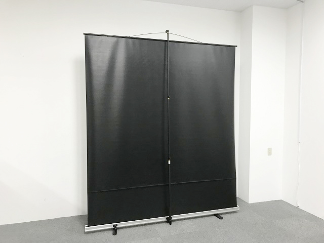 モバイルスクリーン シングルポールタイプ KM-SM-100[コクヨ][中古