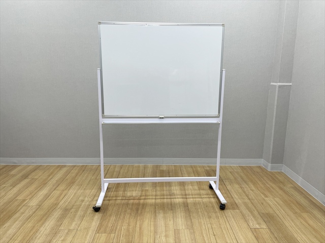 脚付ホワイトボード 両面式[-][中古]|脚付ホワイトボード-ボード 