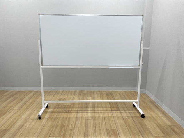 脚付ホワイトボード 両面式[-][中古]|脚付ホワイトボード-ボード 