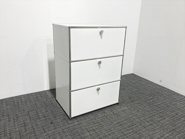 USMハラー/USM haller/キャビネット/ピュアホワイト/送料込み 値下げ 美品 USMハラー キャビネット ピュアホワイト
