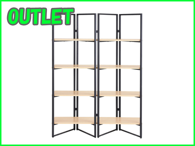 【OUTLET】オープンシェルフ 藤沢工業 TOKIO SLF SLF-B1216 NA