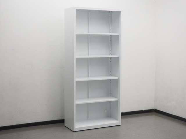 オープン書庫 ロング スマイル スチールストレージ[通販カタログ掲載品 