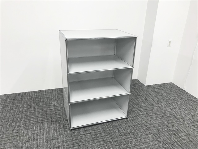 USM Haller ハラー 1列 2段 キャビネット ライトグレー ②