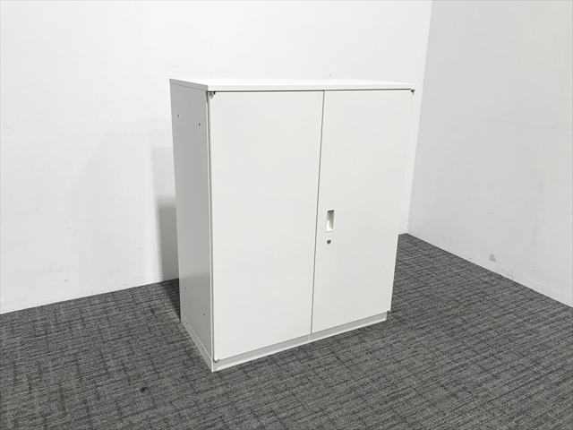 両開き書庫 シンライン 天板付 HTM-109HSS-W9[イトーキ][中古]|両開き 