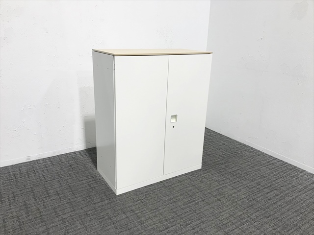 両開き書庫 レクトライン 天板付 4B313F ZA75