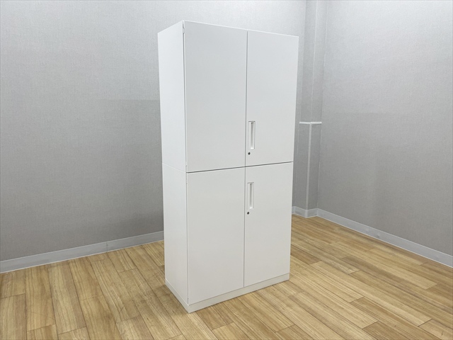 コクヨ　エディア　３段両開き扉書庫『美品中古』 　【リサイクルショップサルフ】 両開き上下連結 エディア[コクヨ][中古]|上下書庫セット-書庫・収納