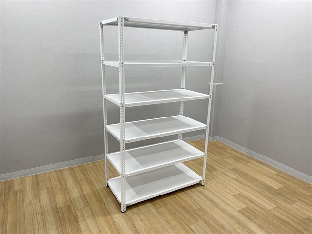 スチールラック 軽量 セミボルトレス 天地6段 イージーラック