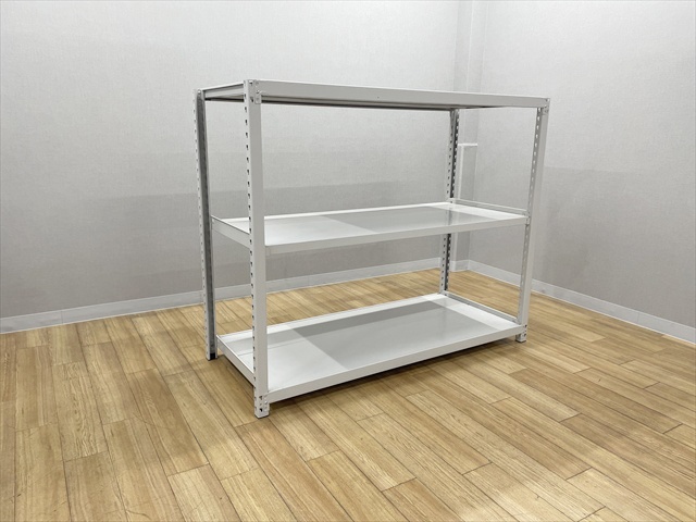 スチールラック 中量 セミボルトレス 天地3段 KKK[サンケイ鋼器][中古