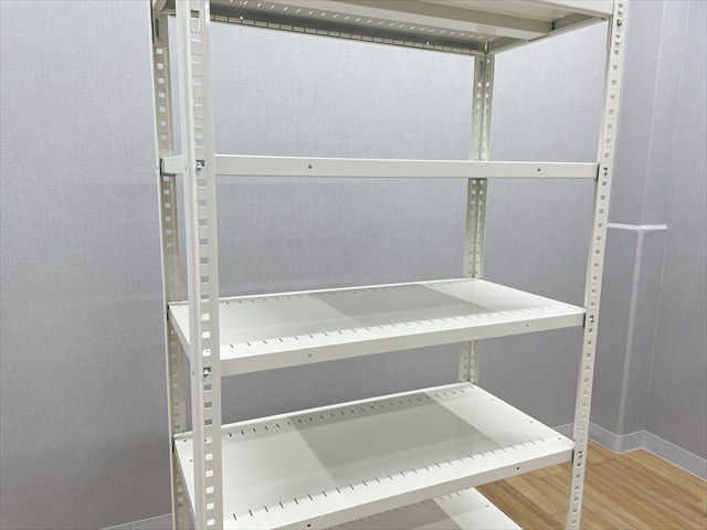 スチールラック 軽量 セミボルトレス 天地6段 63型 A型オープン棚