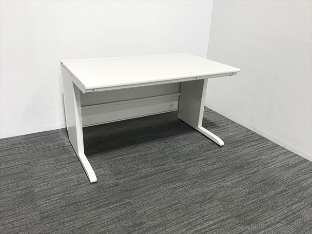 単品] パソコンデスク コンパク 90cm 奥行60cm ホワイト 白色 スリム スタンダード 机 おしゃれ 北欧 デスクトップ 鏡面デスク Pixi  ピクシー