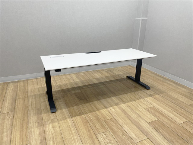 平デスク 天板電動昇降式 シークエンス 引出し無 SDT-SES187PAWN3