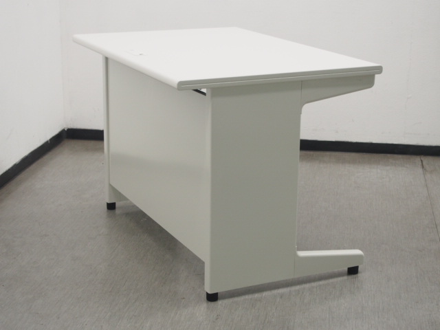 平デスク　プラス　LAタイプ　引出し付　RY-107H WH