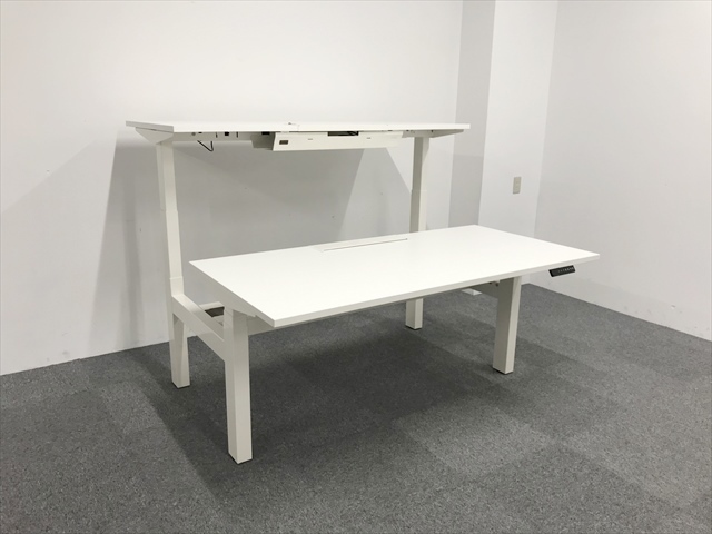 平デスク 天板電動昇降式 両面 オーグメントレシオ 引出し無 平デスク 天板電動昇降式 両面 オーグメントレシオ 引出し無