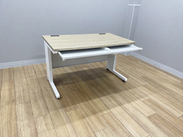 井上金庫　片袖机　白色　幅1200『中古美品』複数入荷！ GSD デスク 片袖机 3段｜井上金庫