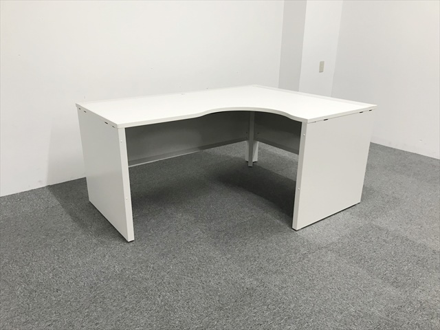 L字デスク 右ラウンド デュエナ 引出し無[イナバ][中古]|L字デスク-デスクの販売・通販サイト オフィス家具のハッピー
