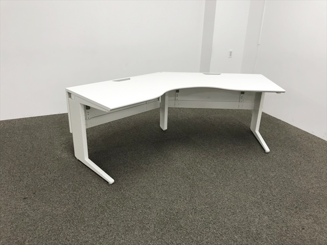 L字デスク ブーメランデスク 120° プロユニット 引出し無 DN191P MG18