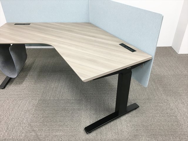 L字デスク ブーメランデスク1 天板電動昇降式 スイフト 引出し無 3s23rd Mbj3 オカムラ 中古 L字デスク デスクの販売 通販サイト オフィス家具のハッピー