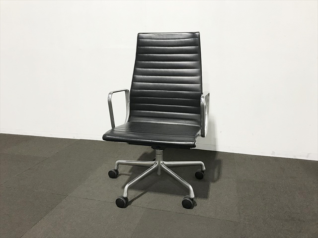 HermanMiller/ハーマンミラーのイームズチェア ハイバック アルミナム