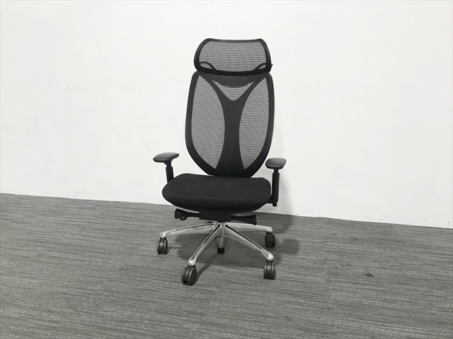 オカムラのサブリナチェア エクストラハイバック ヘッドレスト