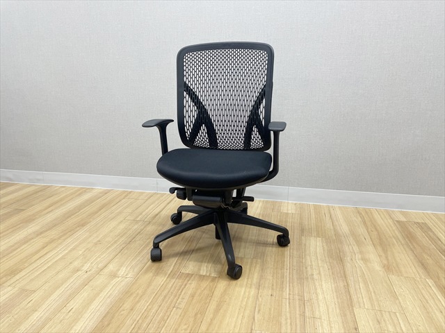 イナバのイエラチェア ハイバック 樹脂メッシュタイプ[イナバ][中古