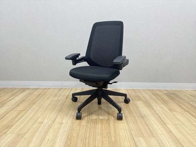 ノートチェア ハイバック プレーンメッシュバック 樹脂脚 KJ-177JV-T1T1