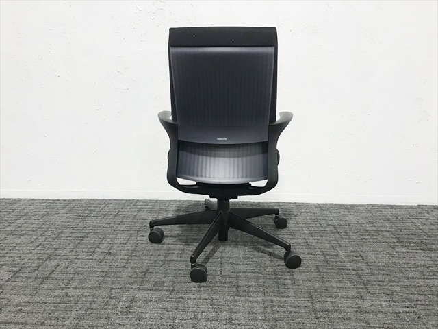 【美品】コクヨ　M4チェア　樹脂脚　CRS-G2201B    2019年製 コクヨ M4チェアシリーズ オフィスチェア CRS-G2201B アルミ