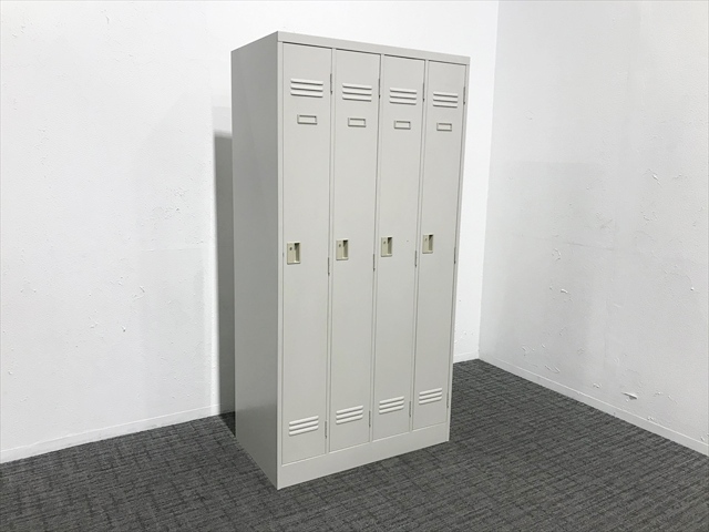 4人用ロッカー J型 HDJ-0941SS-WE[イトーキ][中古]|ロッカー