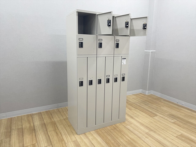 6人用ロッカー 2WAY型 HLK-COM6F1[コクヨ][中古]|ロッカー-ロッカー 