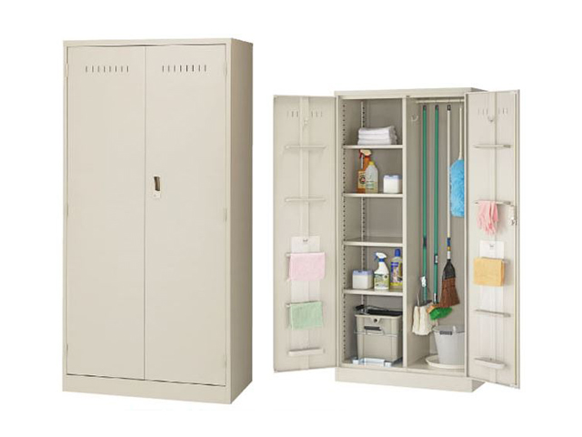生興 クリーンロッカー 掃除道具入れ 両開扉 SWA-N900