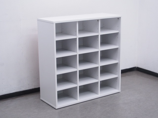 15人用シューズBOX 3列5段 Adatto シューズラック[通販カタログ掲載品 
