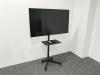 液晶モニター 50型ワイド ジャパンネクスト 4K ディスプレイスタンド・キャスター付 JN-VT500UHD