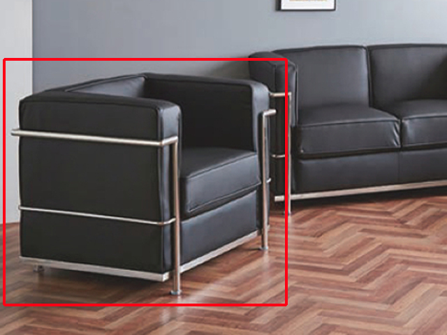 ���ڃ\�t�@�@1�l�|�@LECB�V���[�Y�@LECB-1S BK