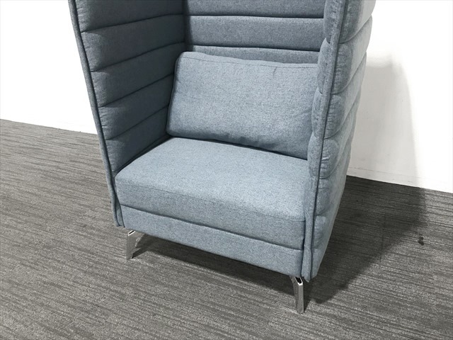 OUTLET】応接用ソファ 1人用 ハイビス ハイバックソファ パネル