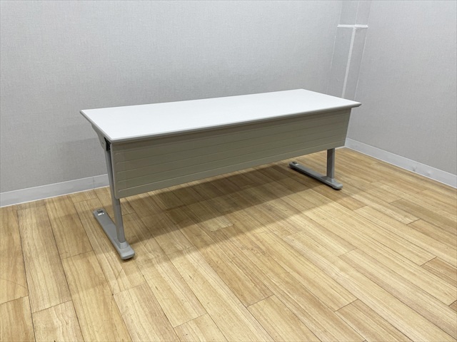 フラップ式会議テーブル 8184型 Lタイプ 幕板付 8184LB