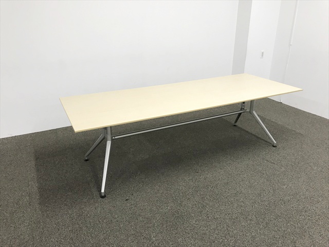 定価38万♪ イトーキ DDシリーズ 会議用机 ミーティングテーブル ミーティングテーブル 要組立 DD DDDP-249S-97[イトーキ][中古
