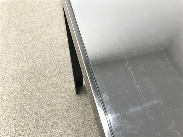 ミーティングテーブル 完成品 ガラス天板[-][中古]|ミーティング