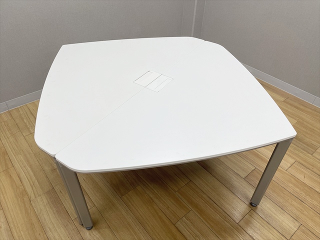 ミーティングテーブル 2点セット 完成品 ワークソート SDT-WS1212PAW 