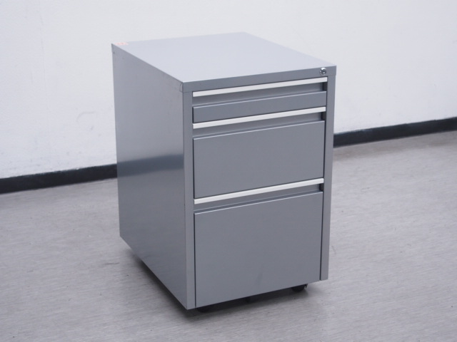 インサイドワゴン 3段 ナカバヤシ スチールキャビネット[通販カタログ掲載品][新古品]|インサイドワゴン-脇机・ワゴン  オフィス家具（中古）通販ならHappy（ハッピー）