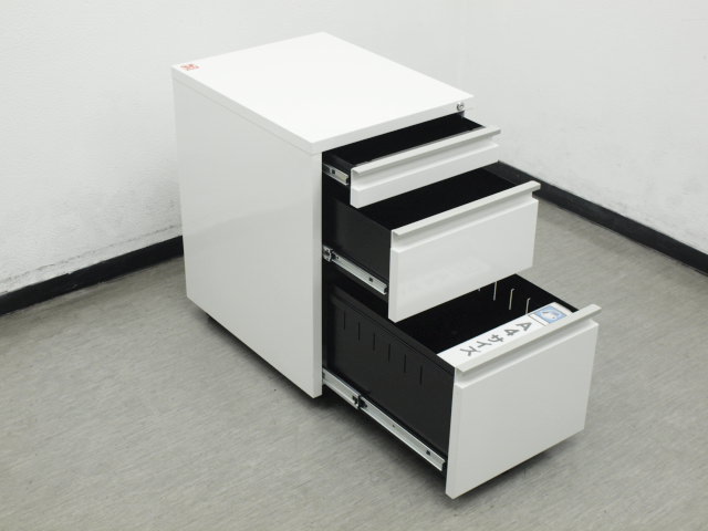 【新発売】 インサイドワゴン RWX-F510 スチールキャビネット ロアス製 3段 スチールラック・メタルラック