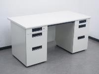平デスク フラットライン 引出し付 SP-T127 WM[プラス][中古]|平デスク 